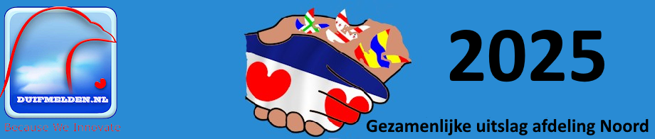 Gezamenlijke uitslagen afdeling Noord